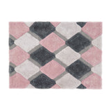 Origins - 3D Geo Shaggy- Blush - Phoenox Rugs