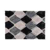 Origins - 3D Geo Shaggy- Grey - Phoenox Rugs