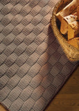 My Sculptured Collection - Textured - Basketweave- Mink -  Washable-  Phoenox Rugs