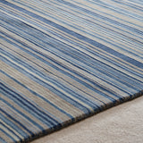 Fine Stripes -  Blue / Beige- Origins - Phoenox Rugs