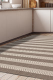 County - Flatweave - Stripe - Natural-   Indoor / Outdoor - Melrose Interiors