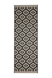 County - Flatweave - Genesis- Black-  Indoor / Outdoor - Melrose Interiors