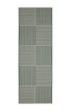 County - Flatweave - Multistripe - Green   Indoor / Outdoor - Melrose Interiors