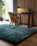 Chicago- Forest Green- Shaggy-  Origins - Phoenox Rugs