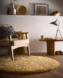 Chicago-Ochre - Shaggy-  Origins - Phoenox Rugs