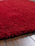 Chicago- Red - Shaggy-  Origins - Phoenox Rugs