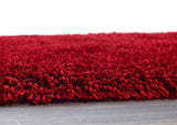 Chicago- Red - Shaggy-  Origins - Phoenox Rugs