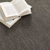 Sisal- Dark Grey - Grey Border -  Origins-  Phoenox Rugs