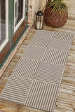 County - Flatweave - Multistripe - Natural-   Indoor / Outdoor - Melrose Interiors