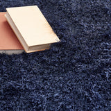 Extravagance - Navy  - Shaggy - Origins - Phoenox Rugs