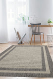 Flatweave Gel - Border- Grey- Anti--Slip- Melrose Interiors