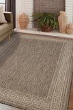 Flatweave Gel - Greek Key- Latte- Anti--Slip- Melrose Interiors