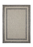 Flatweave Gel - Border- Grey- Anti--Slip- Melrose Interiors