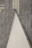 Flatweave Gel - Border- Grey- Anti--Slip- Melrose Interiors