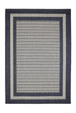 Flatweave Gel - Border- Navy- Anti--Slip- Melrose Interiors