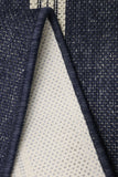 Flatweave Gel - Border- Navy- Anti--Slip- Melrose Interiors