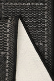 Flatweave Gel - Check - Black- Anti--Slip- Melrose Interiors