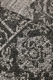 Flatweave Gel - Medallion -Black- Anti--Slip- Melrose Interiors