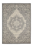 Flatweave Gel - Medallion - Grey- Anti--Slip- Melrose Interiors