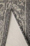 Flatweave Gel - Medallion - Grey- Anti--Slip- Melrose Interiors