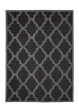 Flatweave Gel - Trellis- Black- Anti--Slip- Melrose Interiors