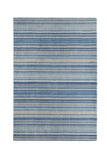 Fine Stripes -  Blue / Beige- Origins - Phoenox Rugs