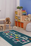 Printed Play Mats - Hopscotch Rug - Navy -Melrose Interiors