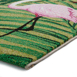 Havana Botanical Flamingoes - Green / Pink 2349