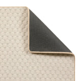 My Sculptured Collection - Textured - Honeycomb- Ivory -  Washable-  Phoenox Rug