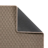 My Sculptured Collection - Textured - Honeycomb- Mink -  Washable-  Phoenox Rugs