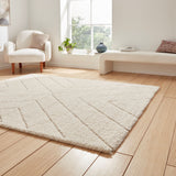 Ideal Shaggy - Berber  - Cream - 80362