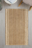 Jute Stripe-  Natural - Melrose Interiors