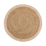 Jute Border  - Natural White - Origins -  Phoenox Rugs