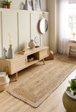 Jute Border  - Natural White - Origins -  Phoenox Rugs