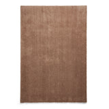 Kara - Plain Shaggy - Washable- Walnut