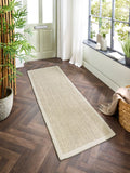 Sisal- Light Sand - Beige Border -  Origins-  Phoenox Rugs