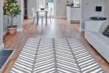 Maestro - Herringbone - Silver - Melrose Interiors