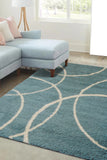 Snug - Bubbles  -Blue -  Shaggy - Melrose Interiors