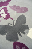 Maestro - Butterflies - Grey / Purple - Melrose Interiors