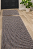 Multistripe - Natural Taupe - Anti-slip - Melrose Interiors