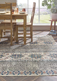 Mandala Stripe - Grey-  Origins-  Phoenox Rugs