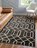 Newport -Lattice - Grey-  Melrose Interiors