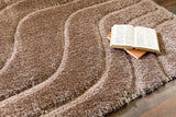 Soft Carved Wave - Beige / Cream-   Origins-  Phoenox Rugs