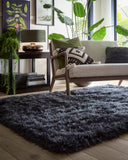 Extravagance - Dark Grey - Shaggy - Origins - Phoenox Rugs