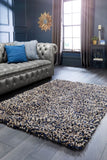 Rocks Shaggy- Navy  Origins-  Phoenox Rugs