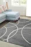 Snug - Bubbles  -Grey -  Shaggy - Melrose Interiors