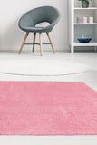 Snug - Plain - Pink- Shaggy - Melrose Interiors