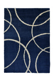 Snug - Bubbles  - Navy -  Shaggy - Melrose Interiors