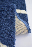 Snug - Bubbles  - Navy -  Shaggy - Melrose Interiors