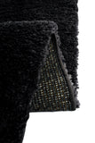 Snug - Plain - Black - Shaggy - Melrose Interiors